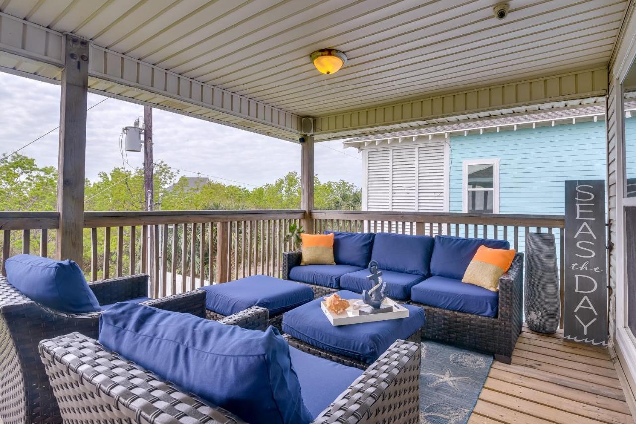 Galveston Escape With Entertainment Patio And Deck! Villa Eksteriør bilde
